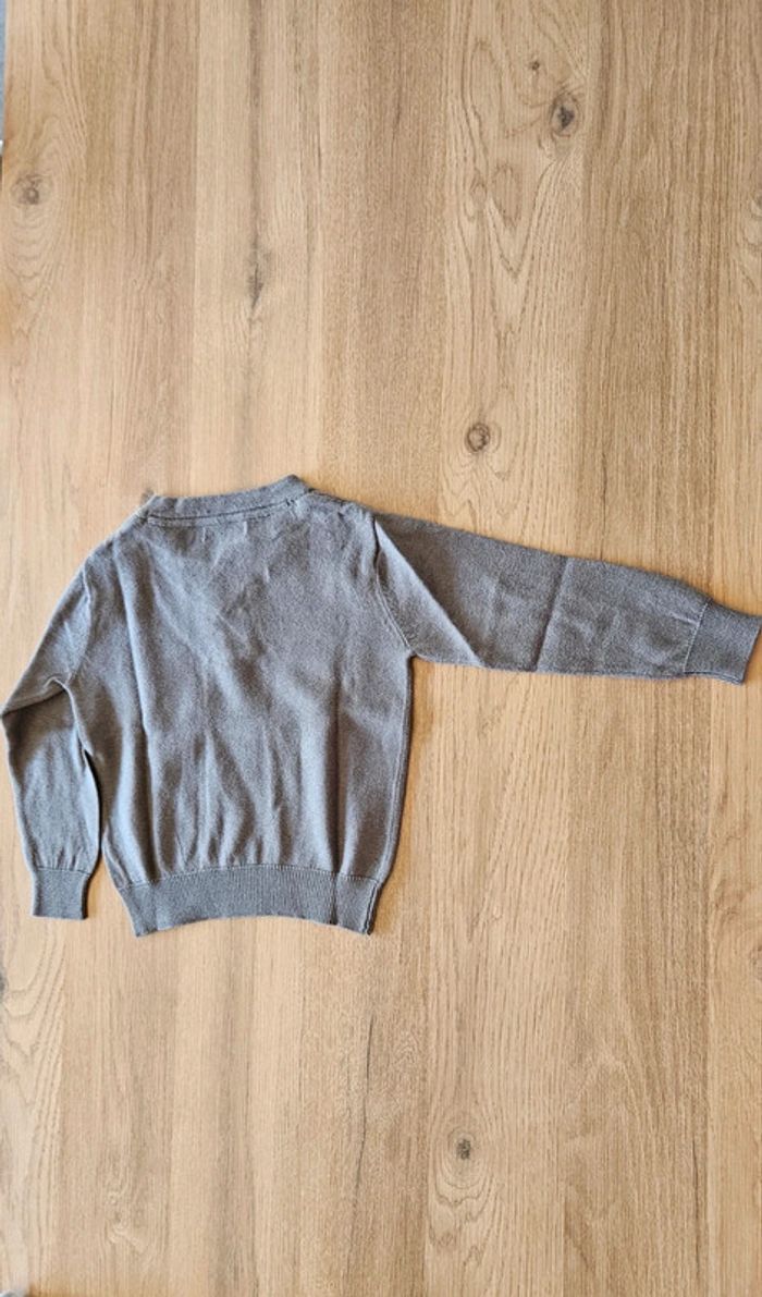 Pull gris taupe, taille 2 ans, Okaïdi - photo numéro 3