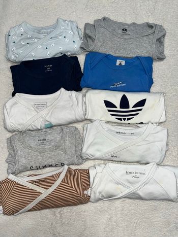 Lots de bodies garçons 