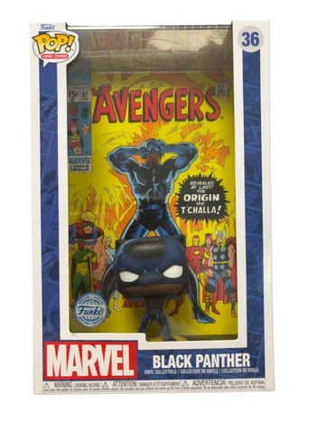 Figurine Funko Pop Comic Covers Marvel Black Panther spécial Édition numéro 36 neuf