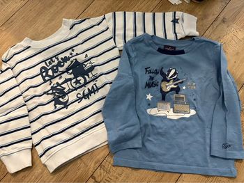 Pull + t-shirt 4 ans