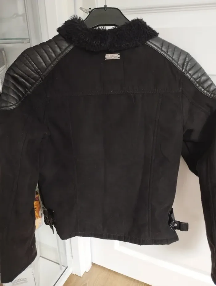 Blouson perfecto noir orchestra 12 ans - photo numéro 2