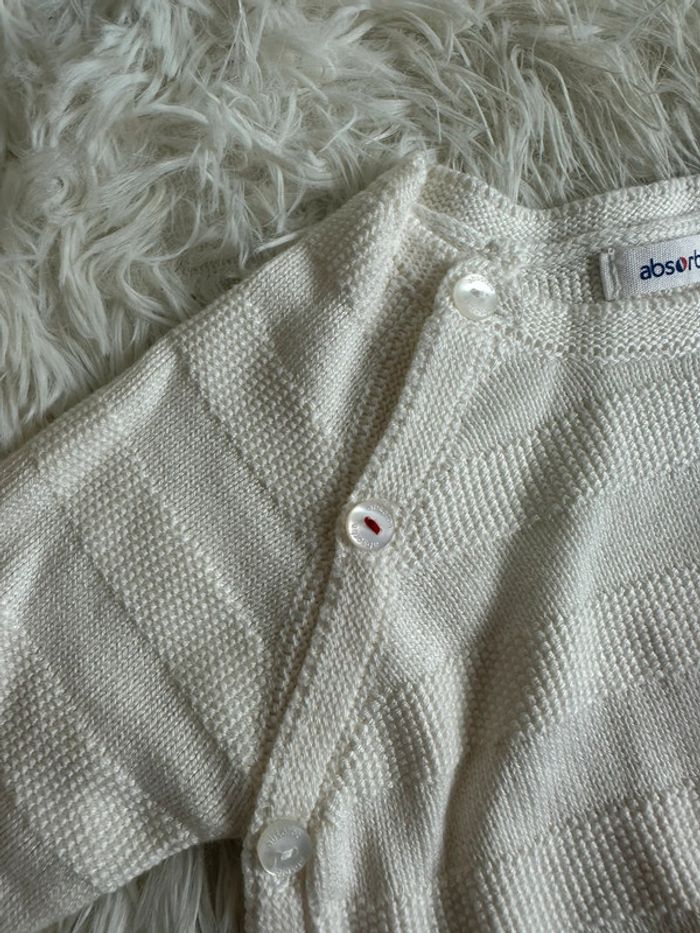 Combinaison écrue Absorba taille 6 mois - photo numéro 4