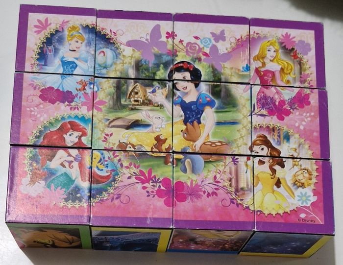Puzzles cubes Disney Princess - 12 pièces - photo numéro 2