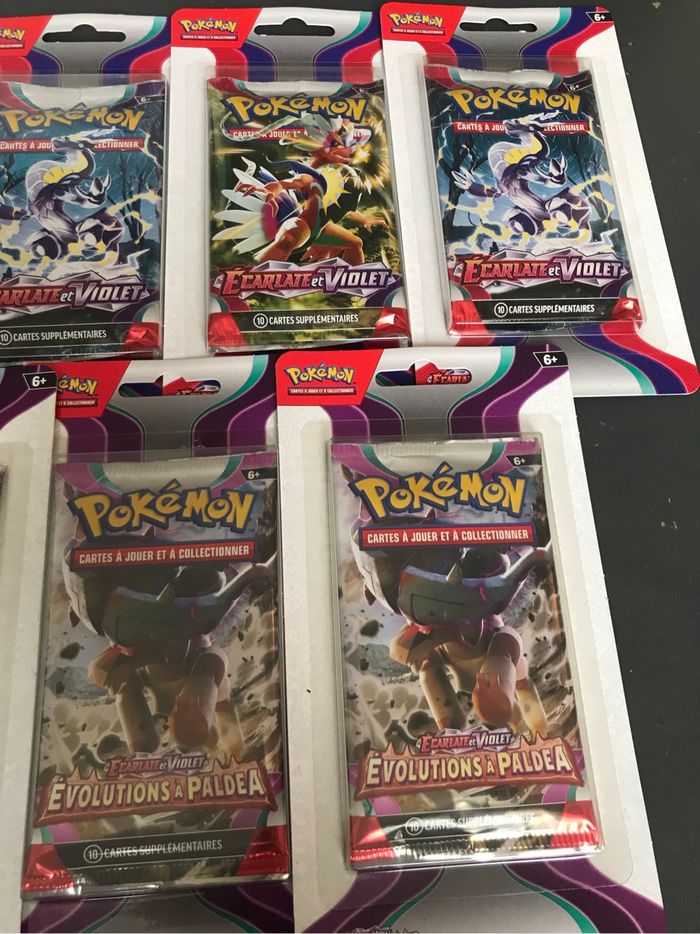 Pokemon lot de 7 booster sous blister - photo numéro 3