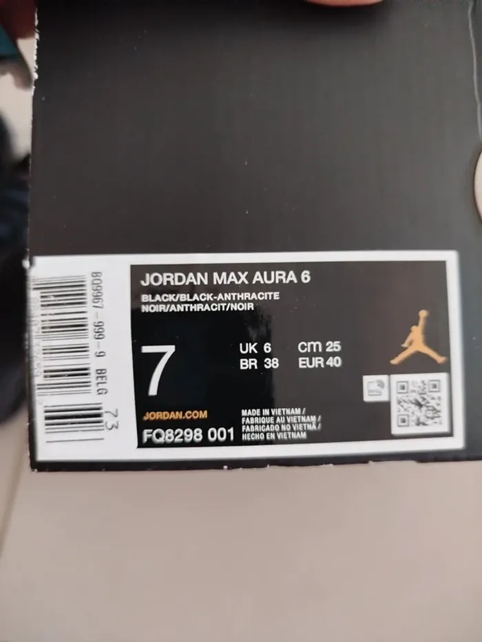 Jordan max aura 6 P 40 - photo numéro 7
