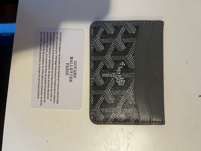 Porte carte goyard neuf couleur gris - photo numéro 4