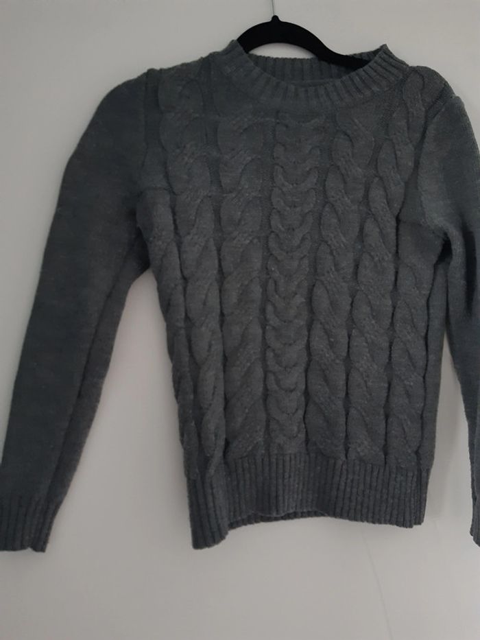 Pull gris S - photo numéro 2