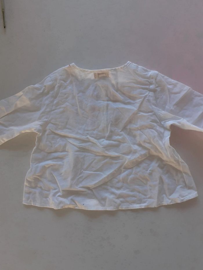 Tunique fille blanc 12 mois Mila blue - photo numéro 3