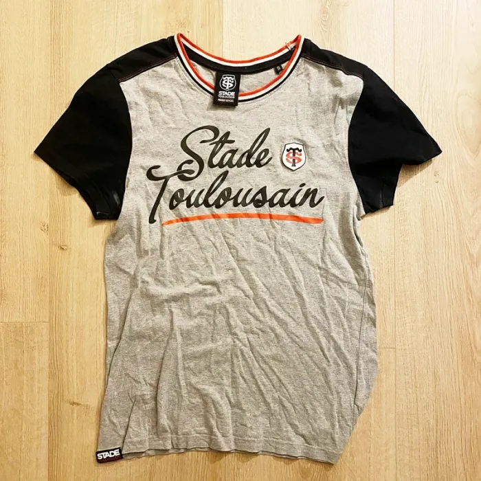 Stade Toulousain Rugby Top 14 T-Shirt Gris Officiel Club Homme Exclusif Boutique (Taille S) - photo numéro 2