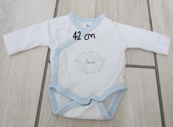 Lot de 2 bodies pour bébé prématuré (42 cm) - photo numéro 2