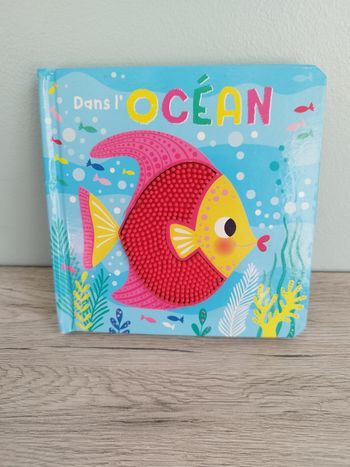 Livre à toucher dans l'océan