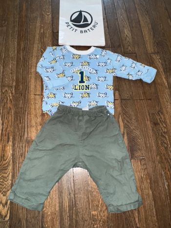 Sweat et pantalon petit bateau 12 mois