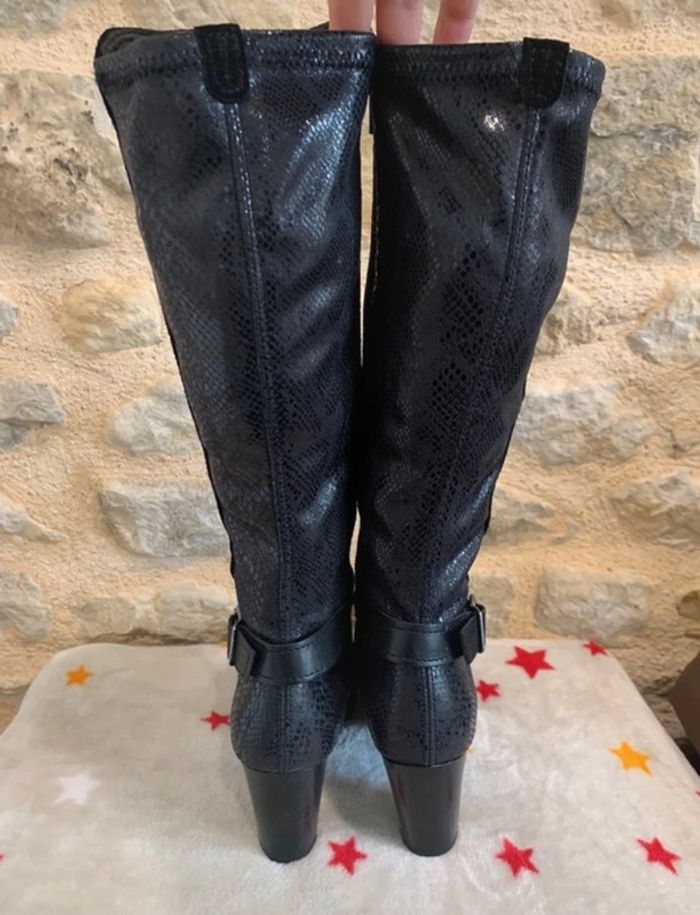 Bottes Mégis Noires T36 - photo numéro 2