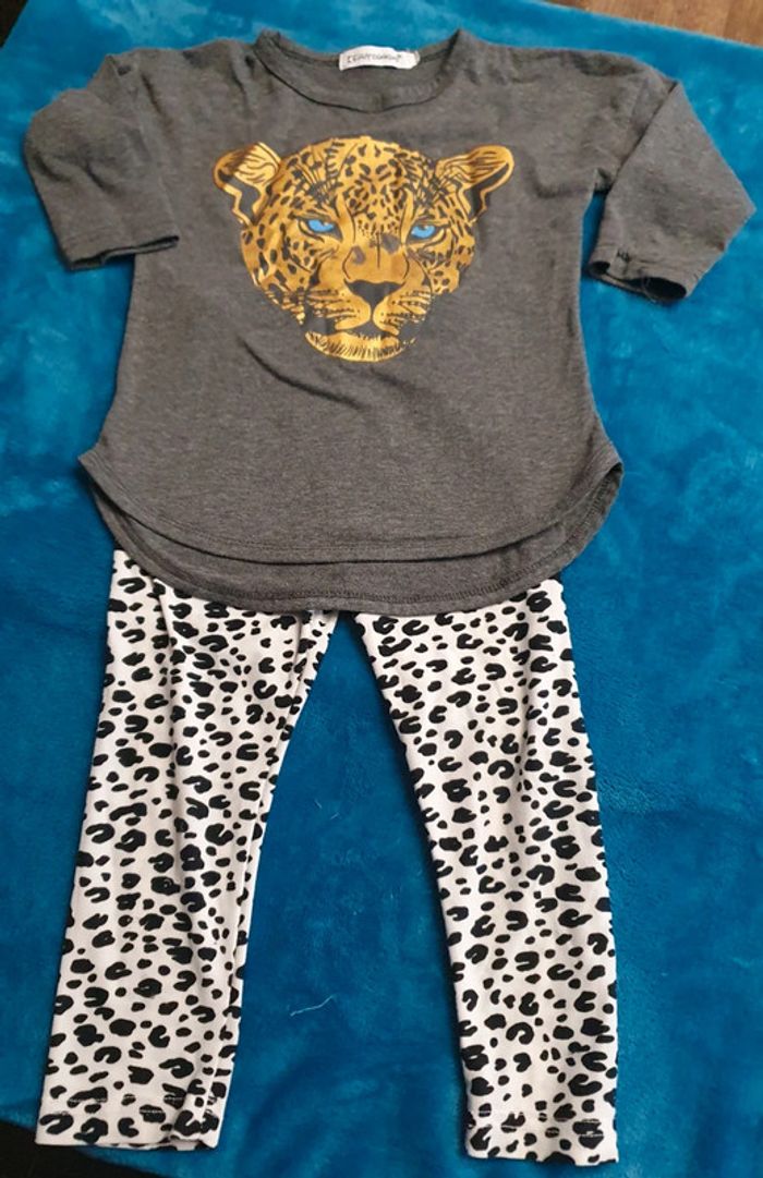 Ensemble legging et pull fin