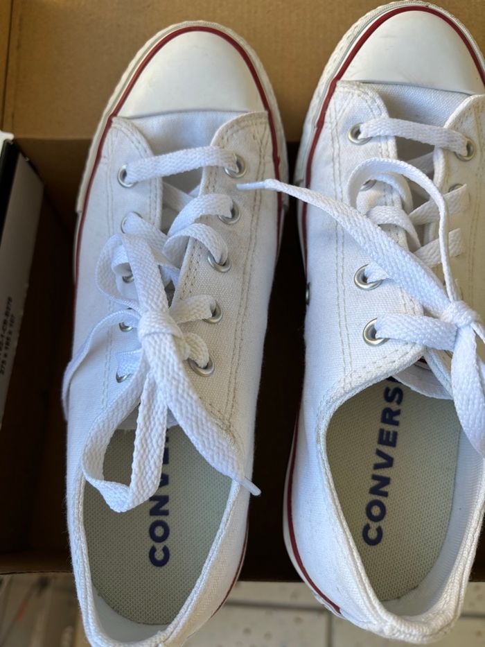 Converse blanche  pointure 36