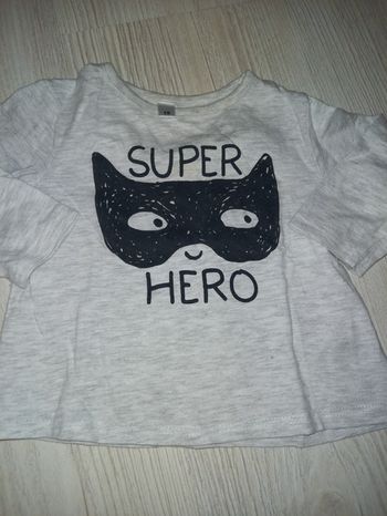 T-shirt ML garçon 6 mois