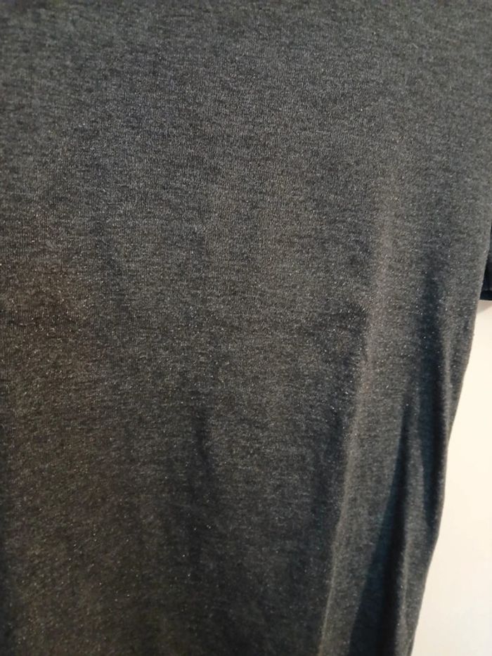 Tee-shirt femme gris anthracite - photo numéro 2