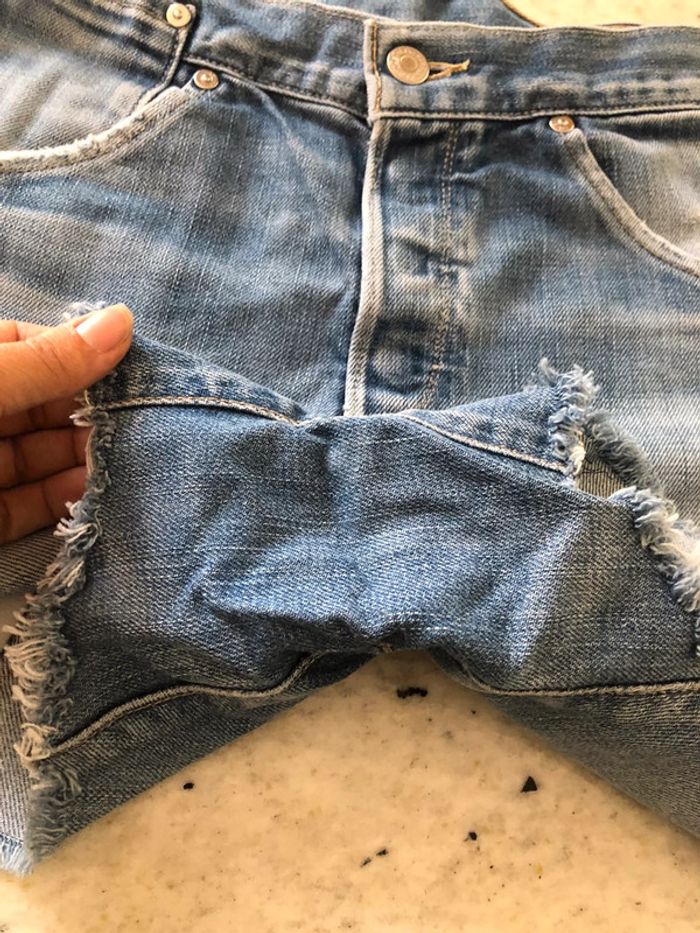 Short en jean Lévis W28 - photo numéro 4