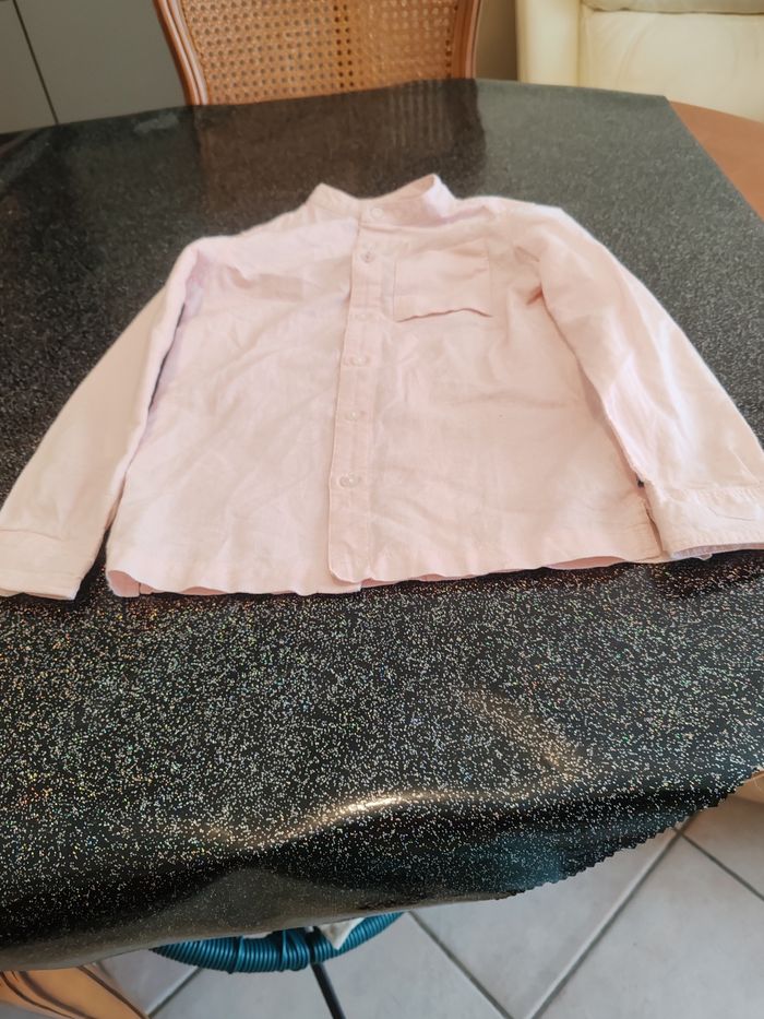 Chemise rose Okaïdi 8 ans 128 cm.