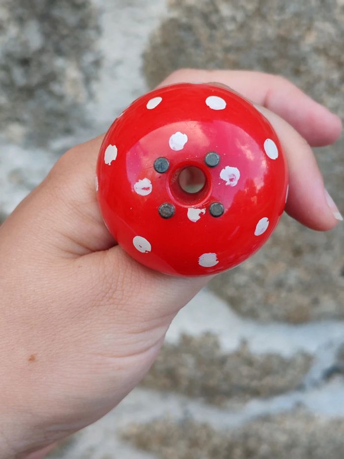 Tricotin champignon en plastique - photo numéro 4