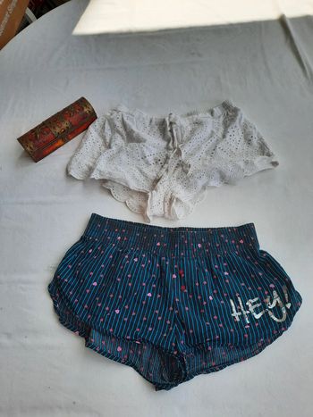 Lot de 2 shorts de nuit taille S
