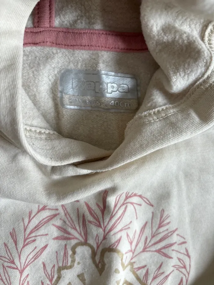 Pull beige kappa 10 ans - photo numéro 5