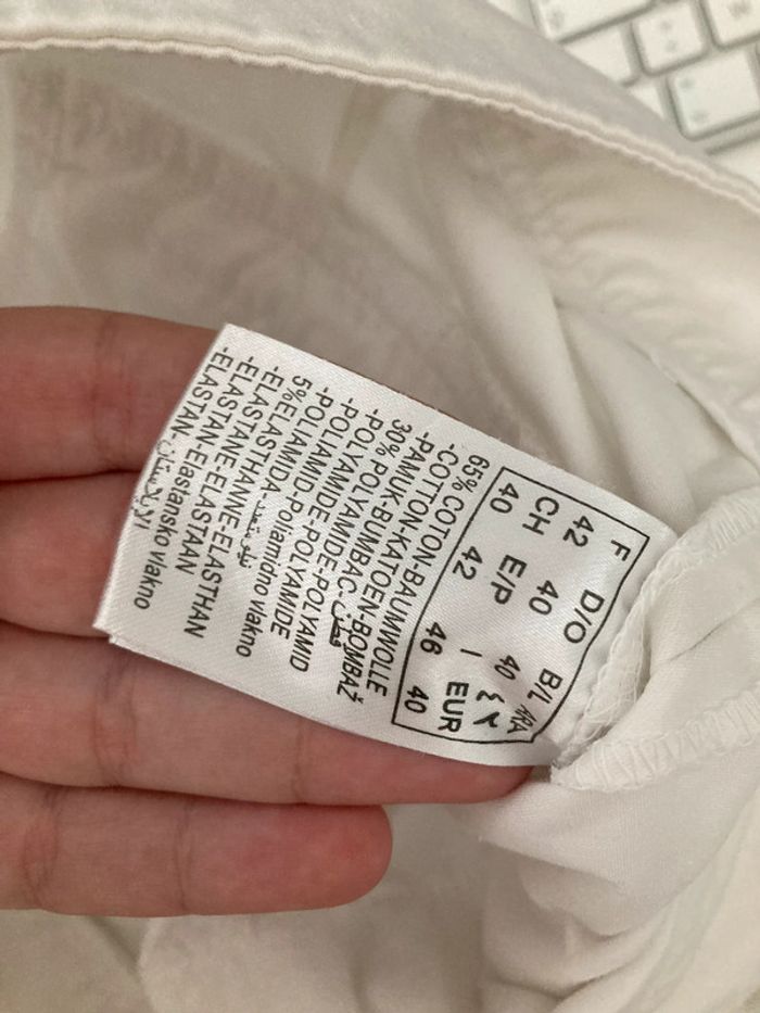 Pantalon blanc ajusté grain de malice Taille 42 - photo numéro 10