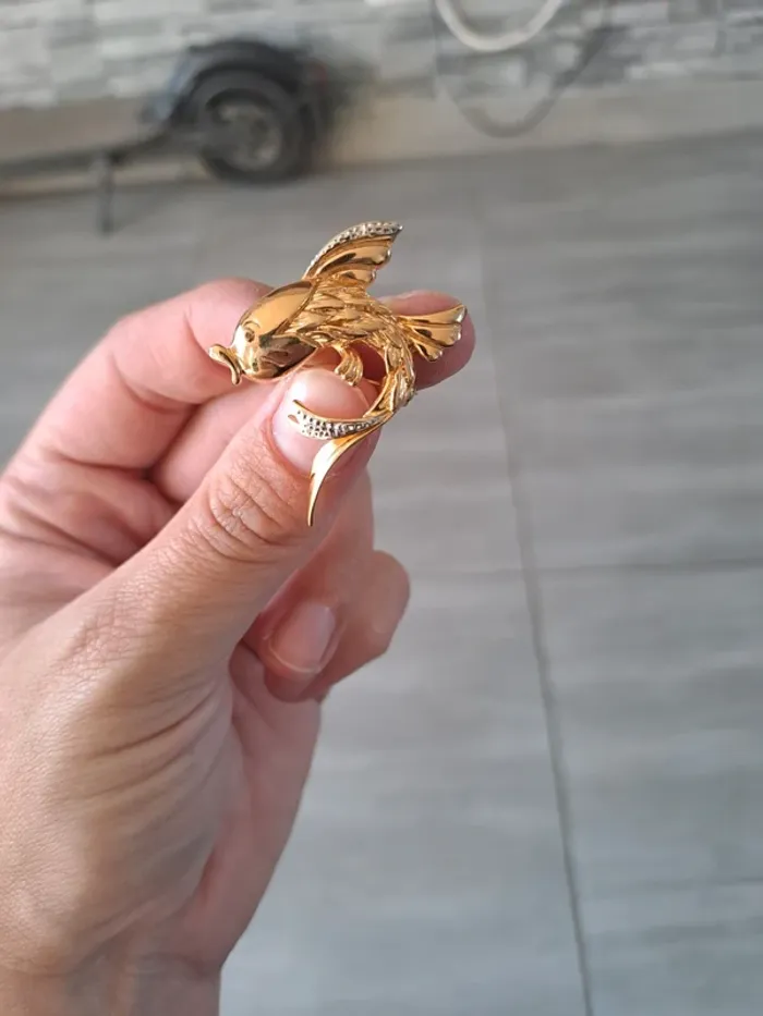 Broche vintage poisson - photo numéro 2