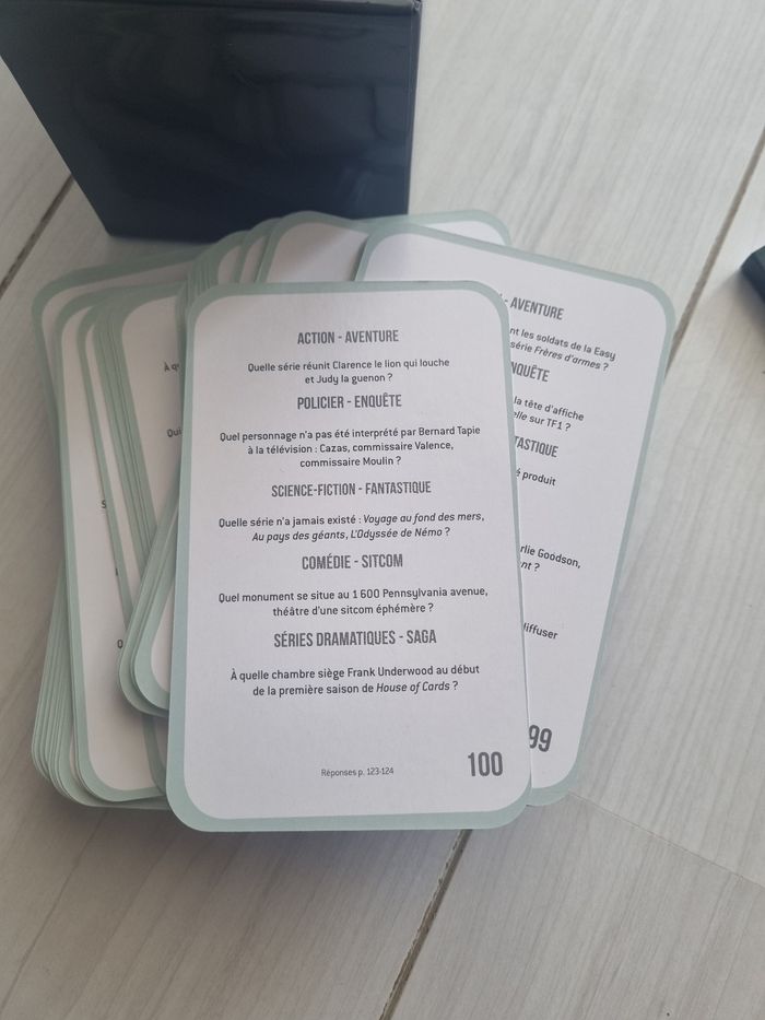 Jeux carte Quiz série télé - photo numéro 2
