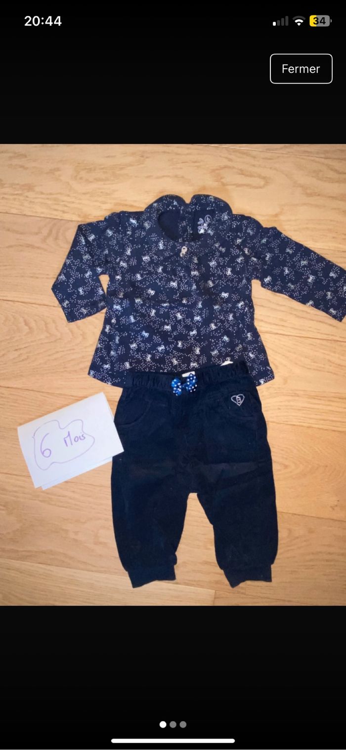 Lot 3 ensembles 6 mois - photo numéro 4