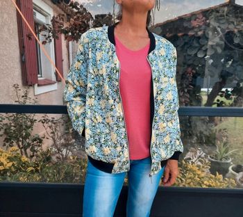 Blouson fleuri bohème Vintage Fairycore Y2k T 40