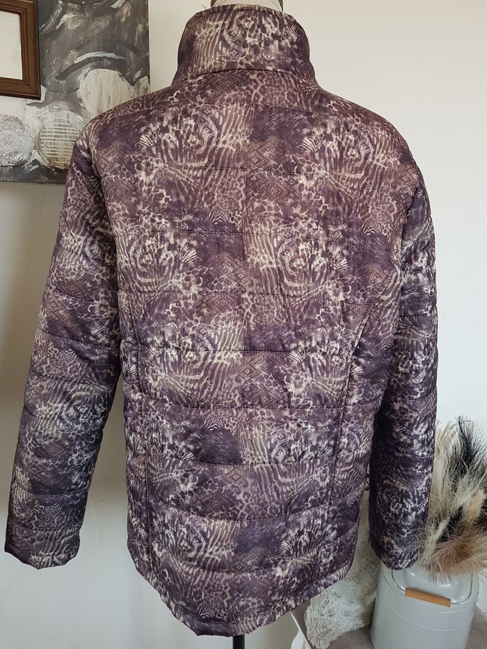 Doudoune grise, légèrement violette Atlas for Women Taille 42/44 - photo numéro 3