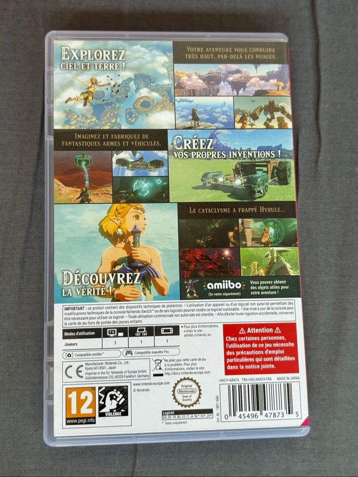Jeu switch Zelda tears of the kingdom - photo numéro 3