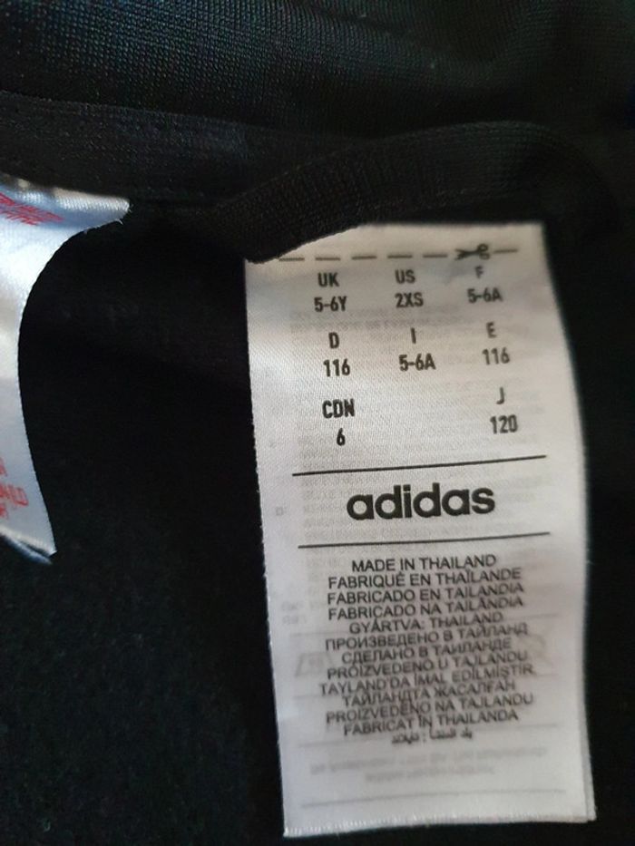 Veste de survêtement Adidas Taille 5/ 6 ans - photo numéro 5
