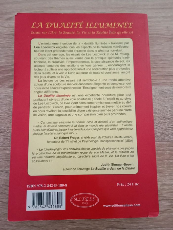 * Lee Lozowick & M. Young - La dualité illuminée Tome 1 - photo numéro 2