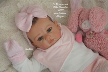 Apolline poupée bébé Reborn authentique