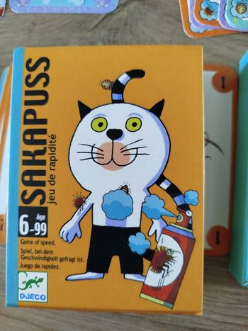 Jeu de cartes, Sakapuss, Djeco, TBE