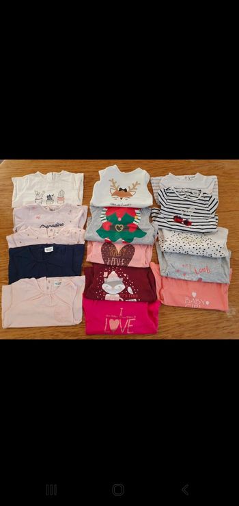 T shirt manche longue taille 6 mois