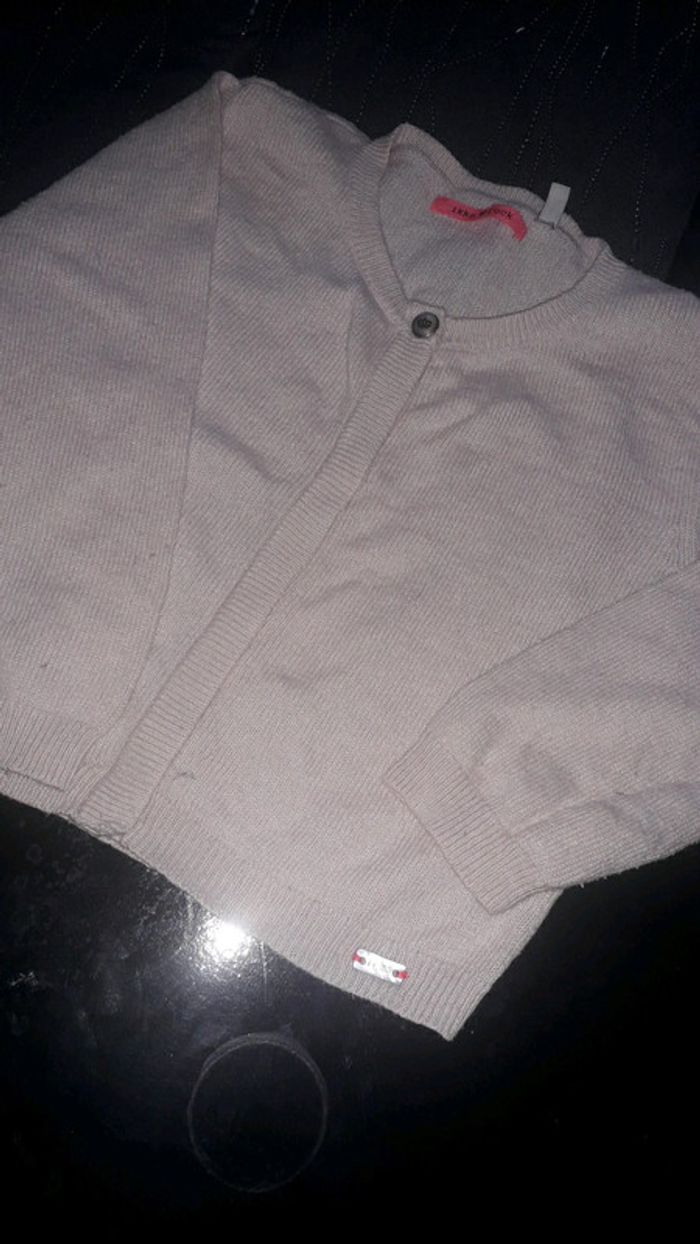 Petite veste laine lilas IKKS - photo numéro 2