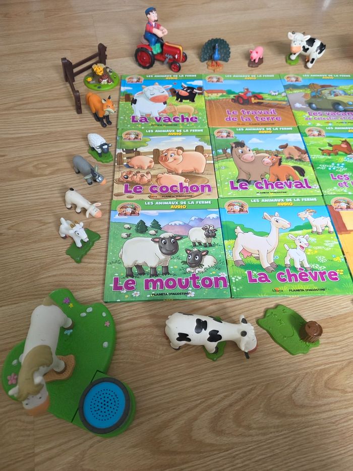 Lot de livres des animaux de la ferme - photo numéro 2