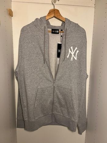 Hoodie / veste à capuche New Era New York Yankees M – coton gris