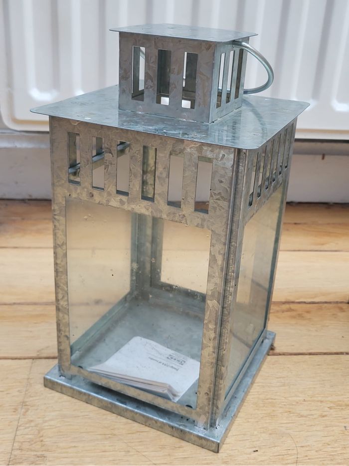 IKEA Borrby - Lot de 2 Lanternes métal - photo numéro 3