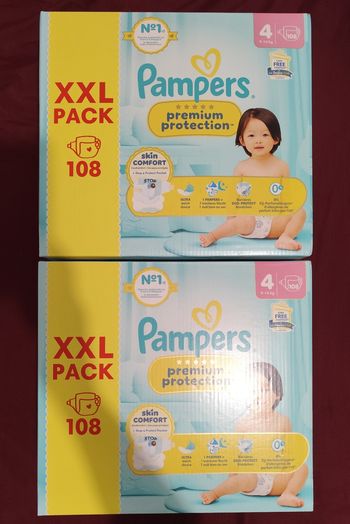 Couches Pampers premium protection