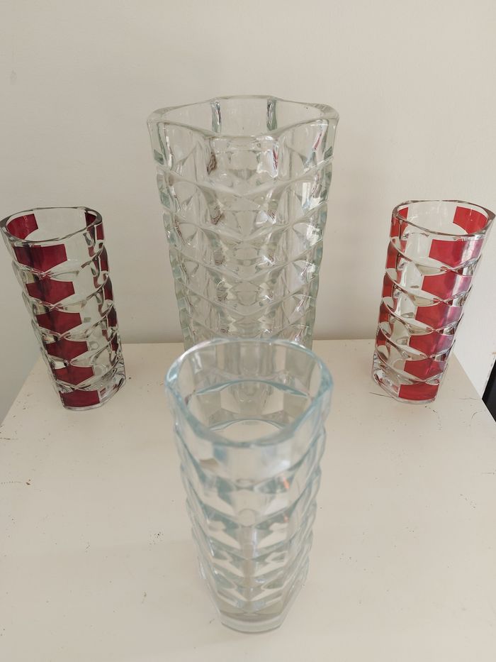 Lot vases art déco vintage France - photo numéro 4