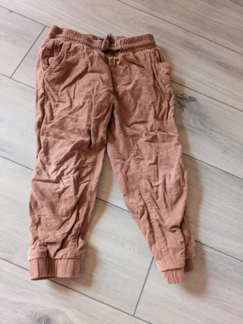 Pantalon doublé marron 3-4 ans tex