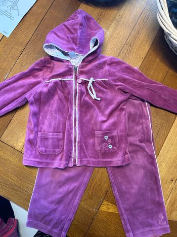 Ensemble fille en velours Cadet Rousselle