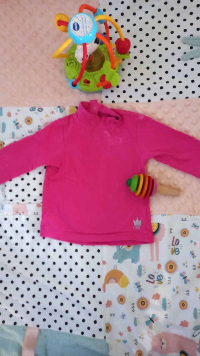 Haut manches longues col roulé 6 mois