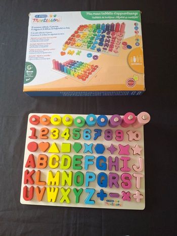 Montessori maxi tablette d apprentissage