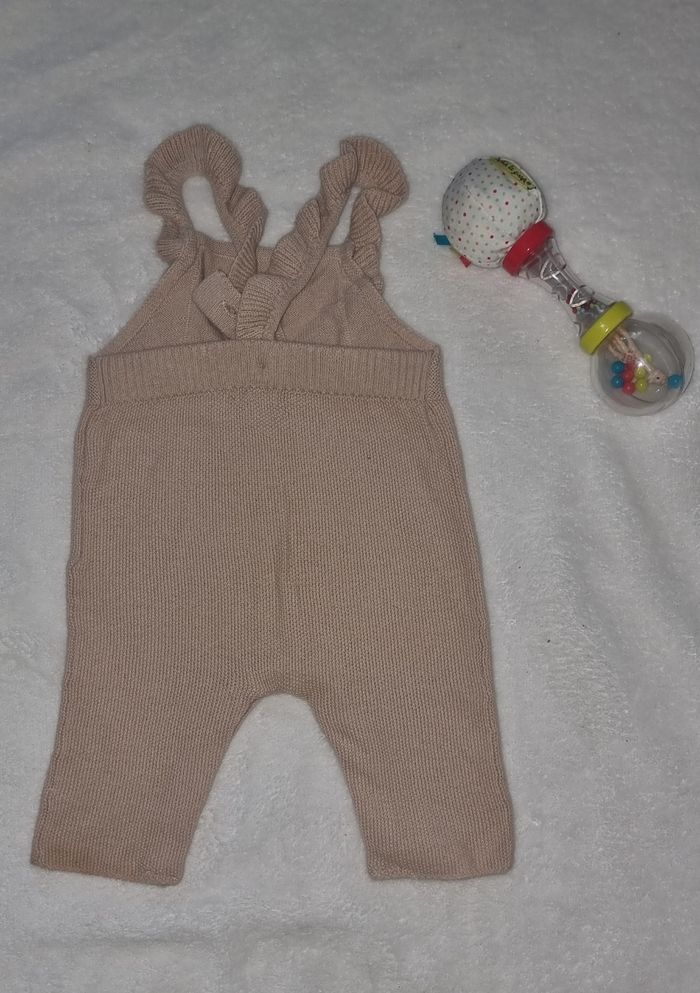 Salopette maille bébé 1 mois - photo numéro 2