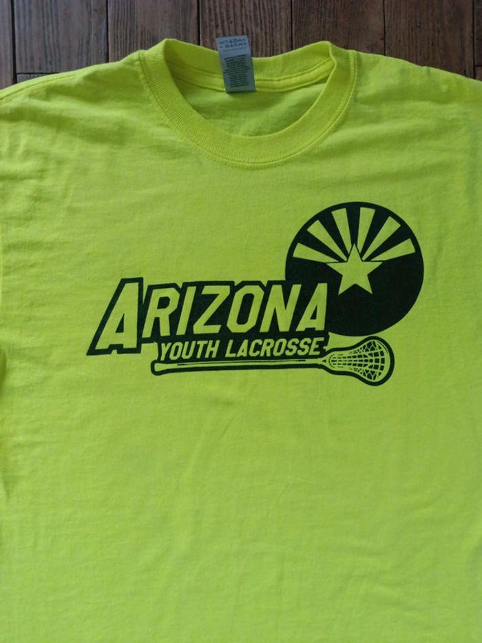 T-shirt manches courtes official Arizona youth lacrosse state university M - photo numéro 3